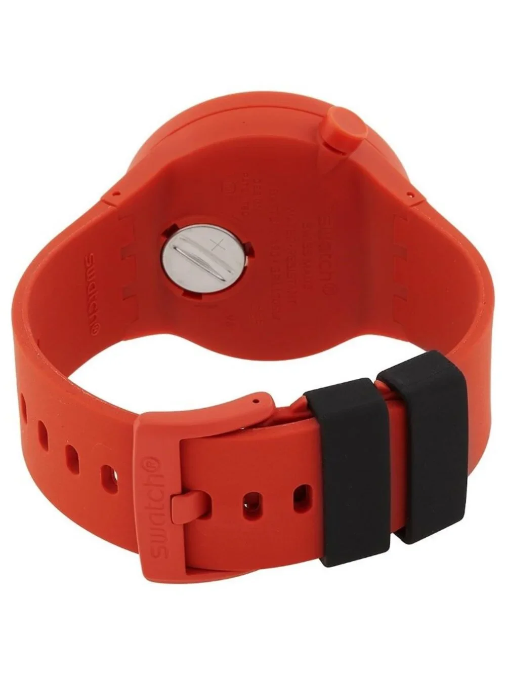 NWT Swatch Monthly Drops Quartz Matte Red Dial Unisex Watch